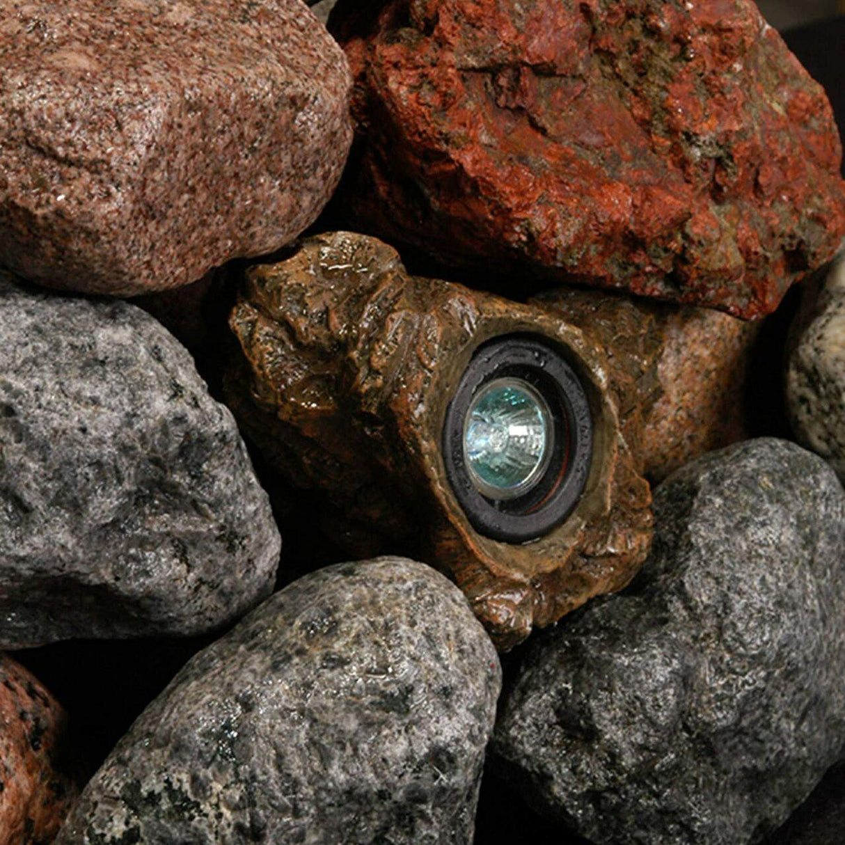 Anjon 3X3WRLCCKIT Color Changing LED Faux Rock Kit - 3-Pack