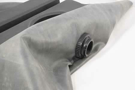 Waterfall Spillway - shows liner attached