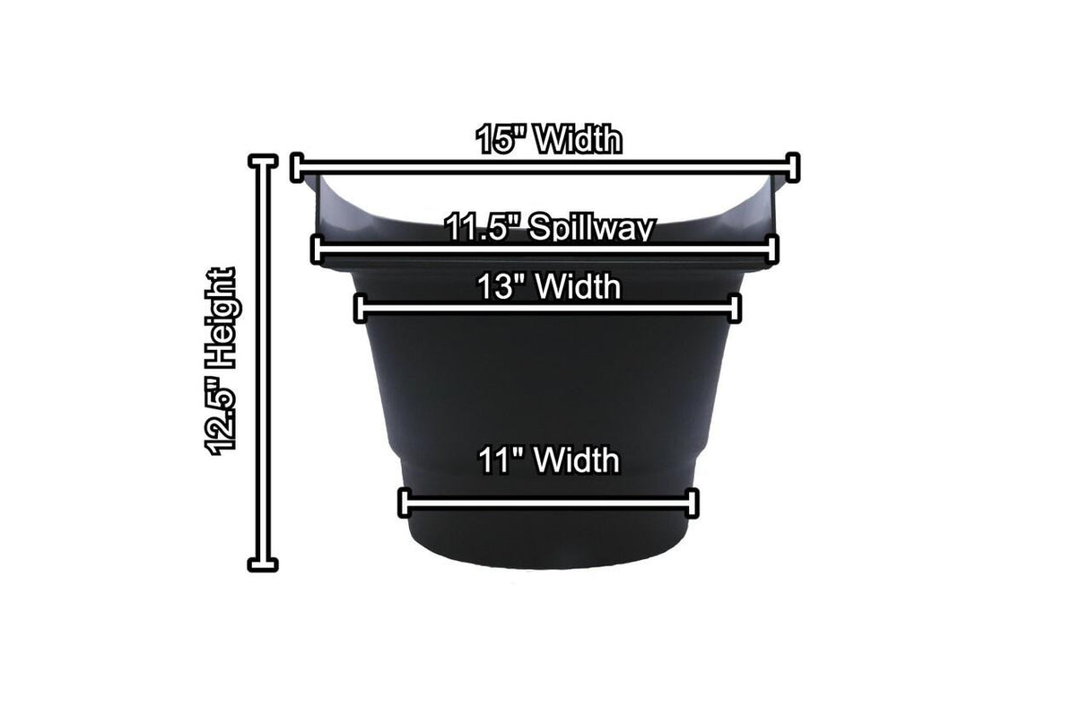 Aquascape 77020 Pond Waterfall Filter - Mini - 12 Inch Spillway - Front
