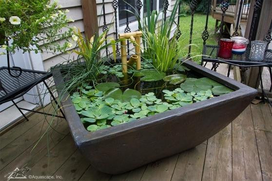 Aquascape 78049 Aquatic Patio Pond - Gray Slate, 22