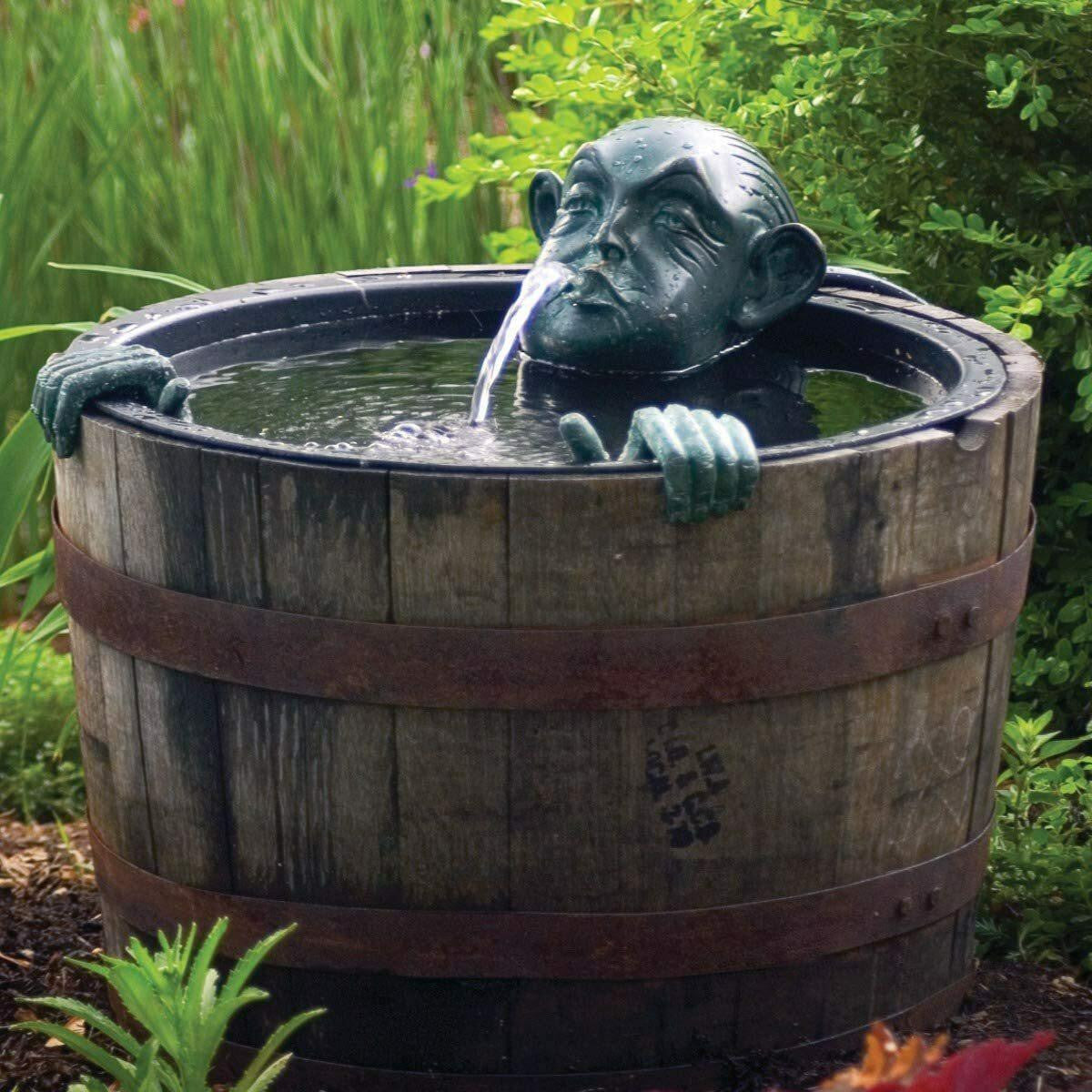 Aquascape 78315 Man In A Barrel Fountain Spitter