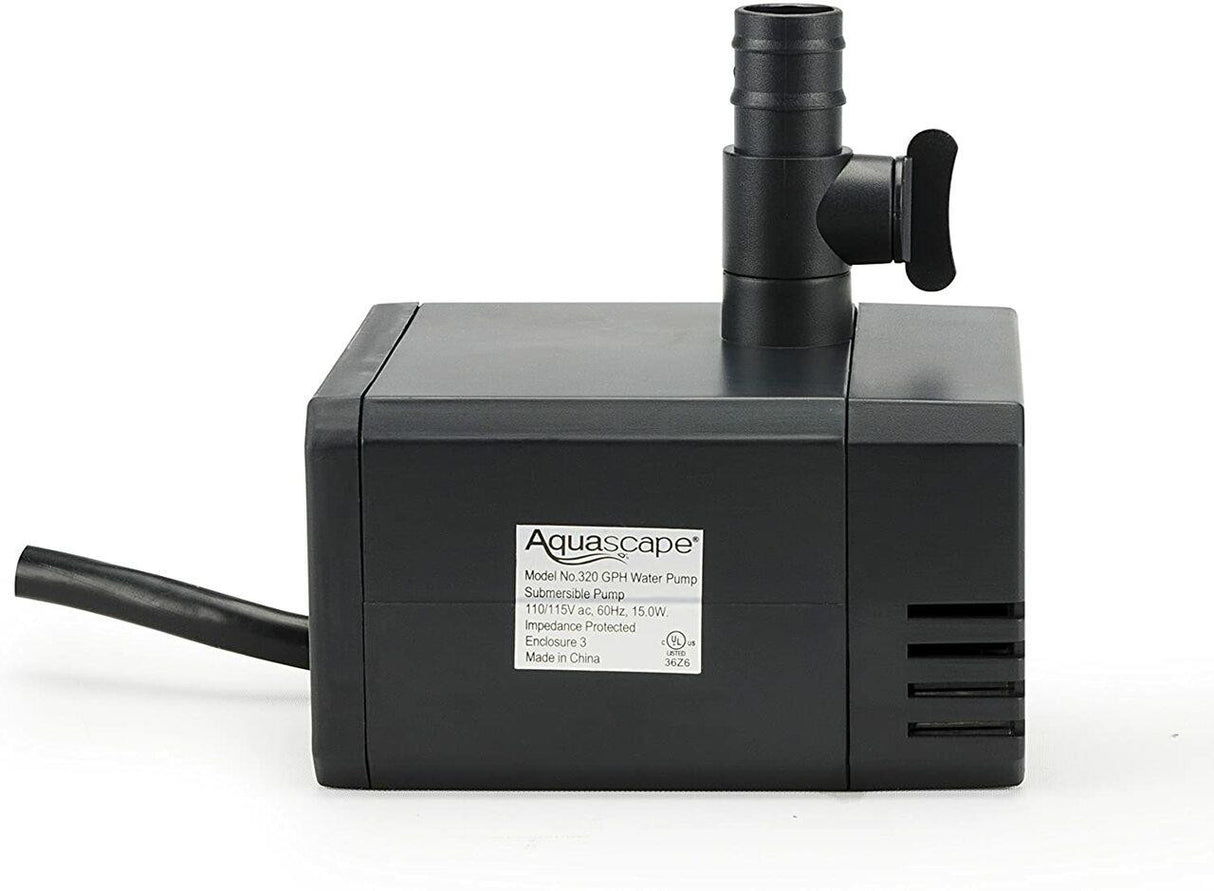 Aquascape 91026 Submersible 320 GPH Water Pump