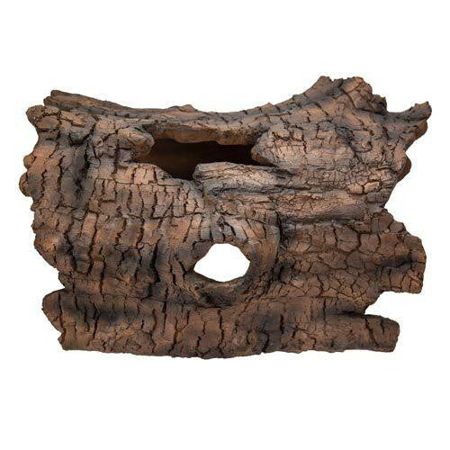 Faux Log Fish Cave |Side View