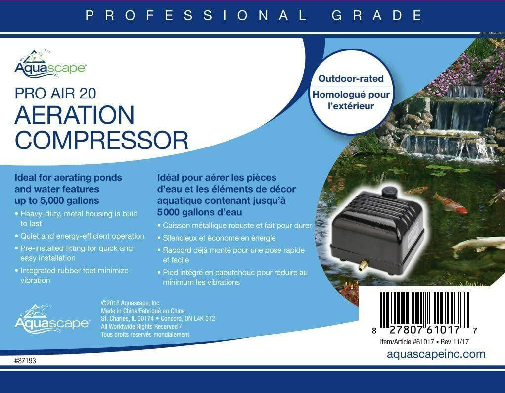 Aquascape Pro Air Compressor