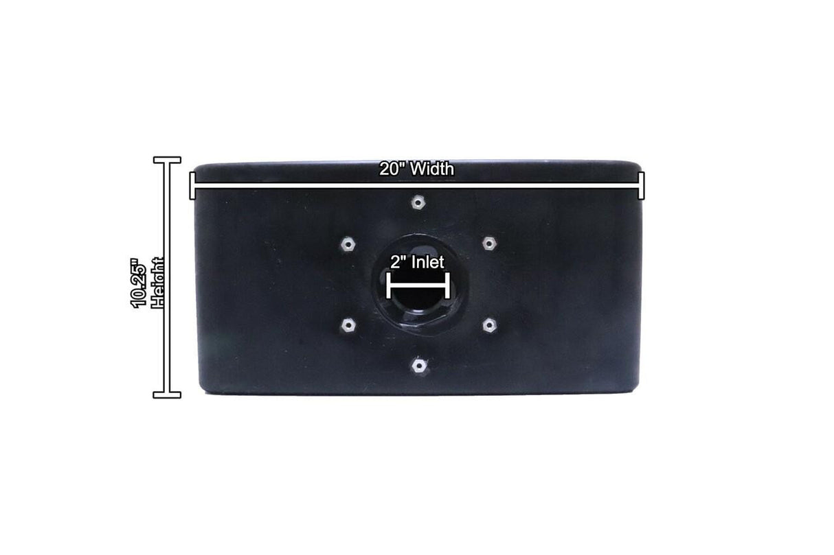 Atlantic Pro FastFalls Spillway | 19" Model Back View