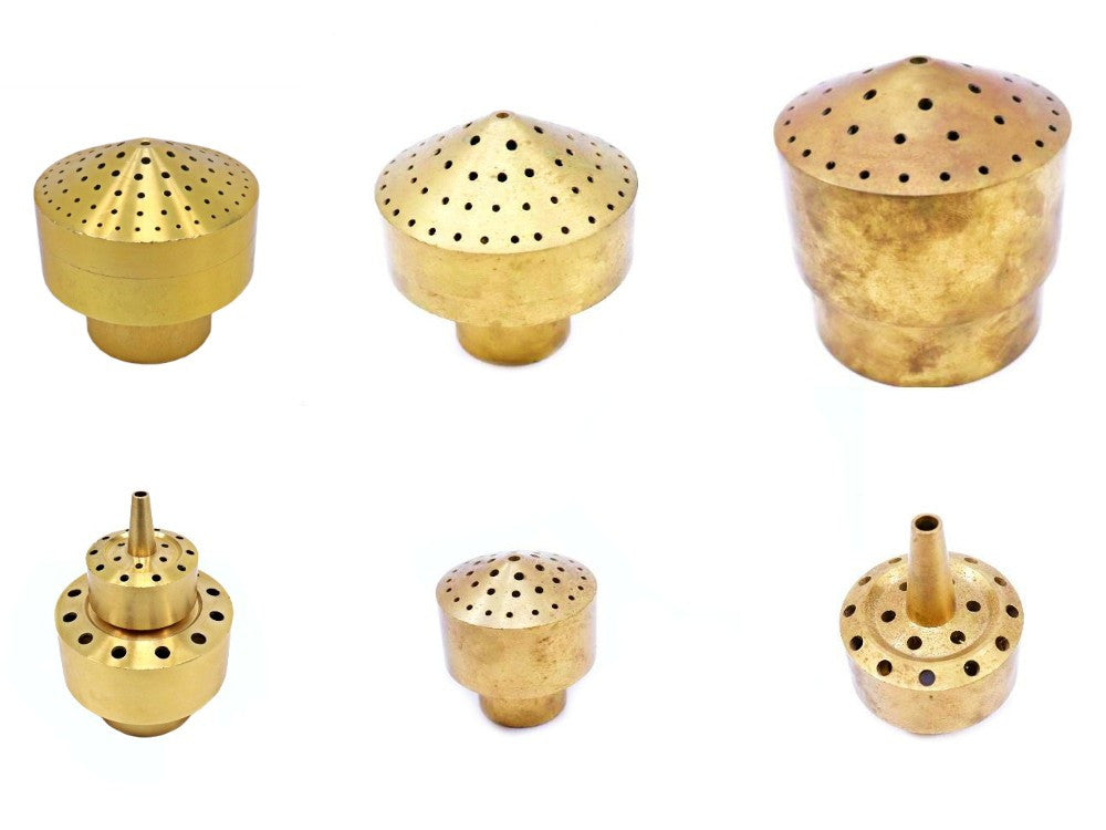 Custom Pro Brass Fountain Head Nozzles