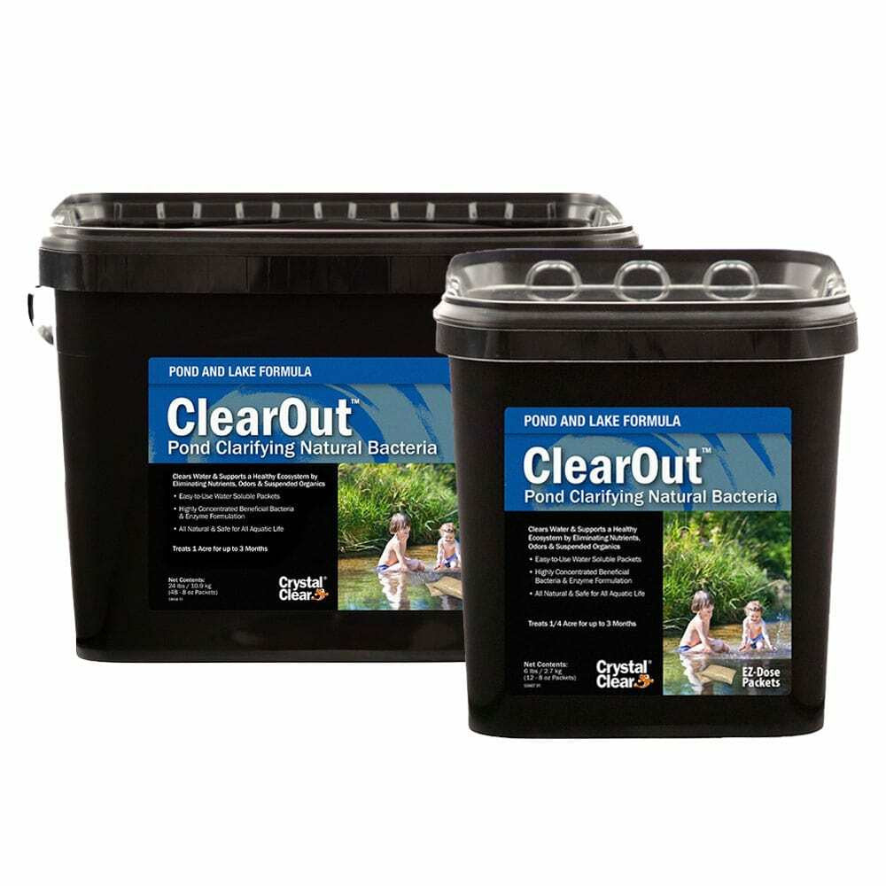 Crystal Clear CrystalClear ClearOut Beneficial Bacteria Pond Clarifier