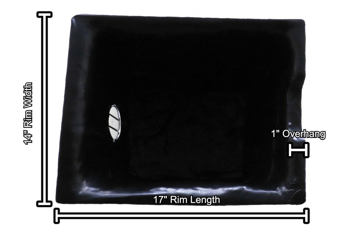 Custom Pro Black Faux Rock Cover With Vent