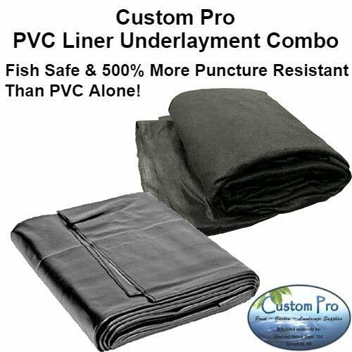 Custom Pro PVC Liner and Protective Underlayment Combo Kit