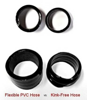 PVC Hose VS Kink Free Hose
