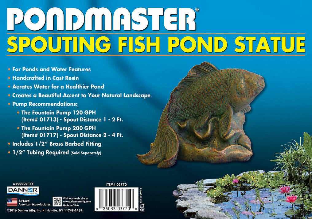 Danner MFG Pondmaster 03770 Spouting Fish Pond Spitter