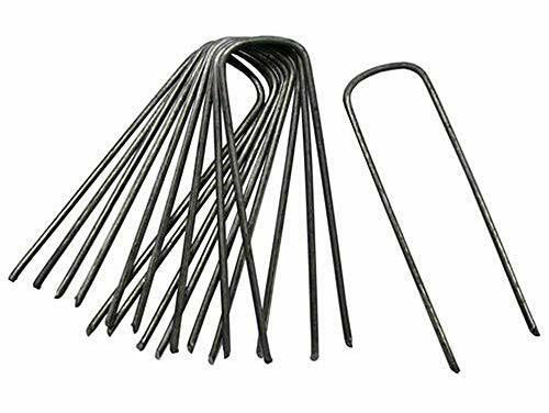 6 inch long U-shaped Steel Stakes included