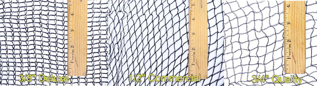 Green Vista 3/4 Inch Mesh Quality Bird Barrier Netting w/ Steel Stakes