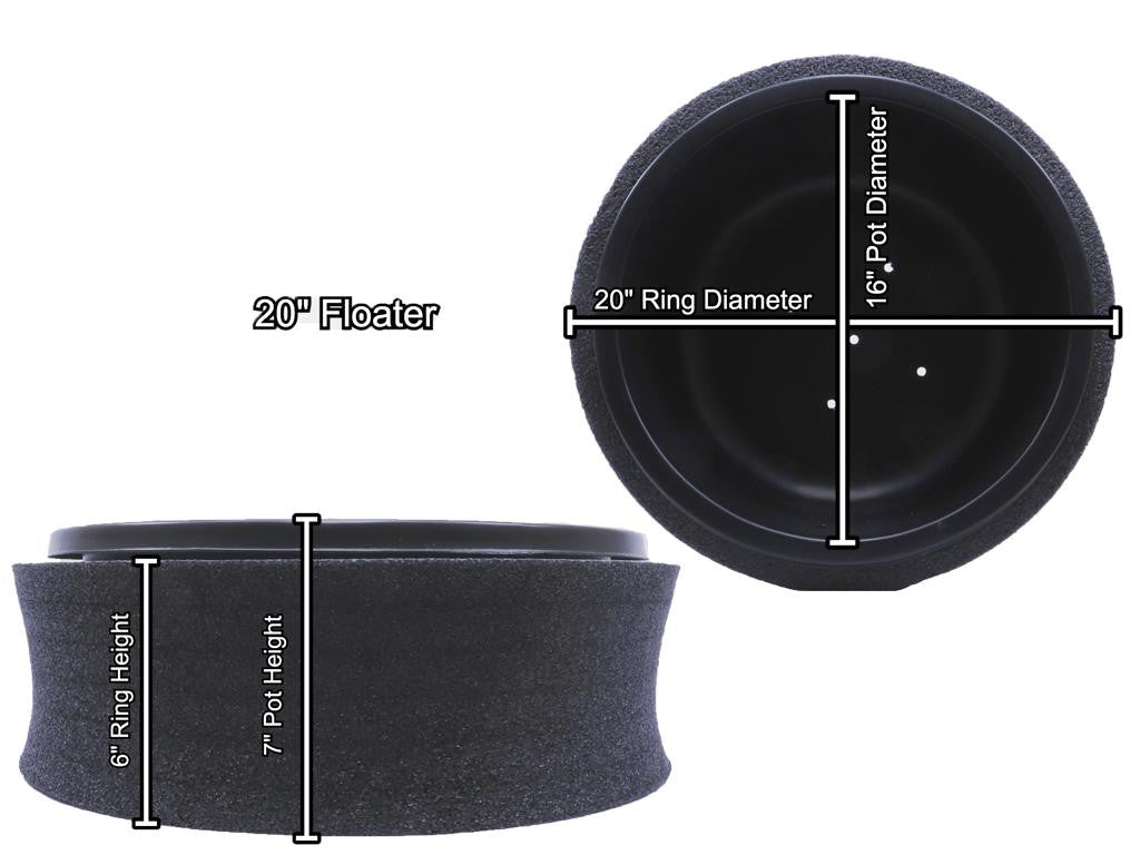 Floating Island Pond Planter 20" Size