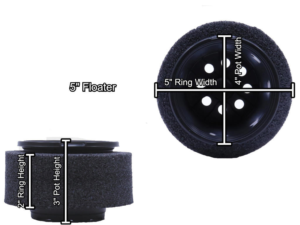 Floating Island Pond Planter 5" Size