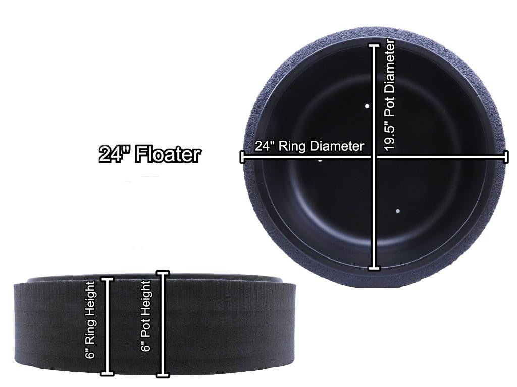 Floating Island Pond Planter 24" Size