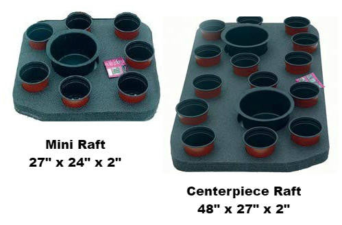 Green Vista Floating Wetland Island Raft for Pond Plants