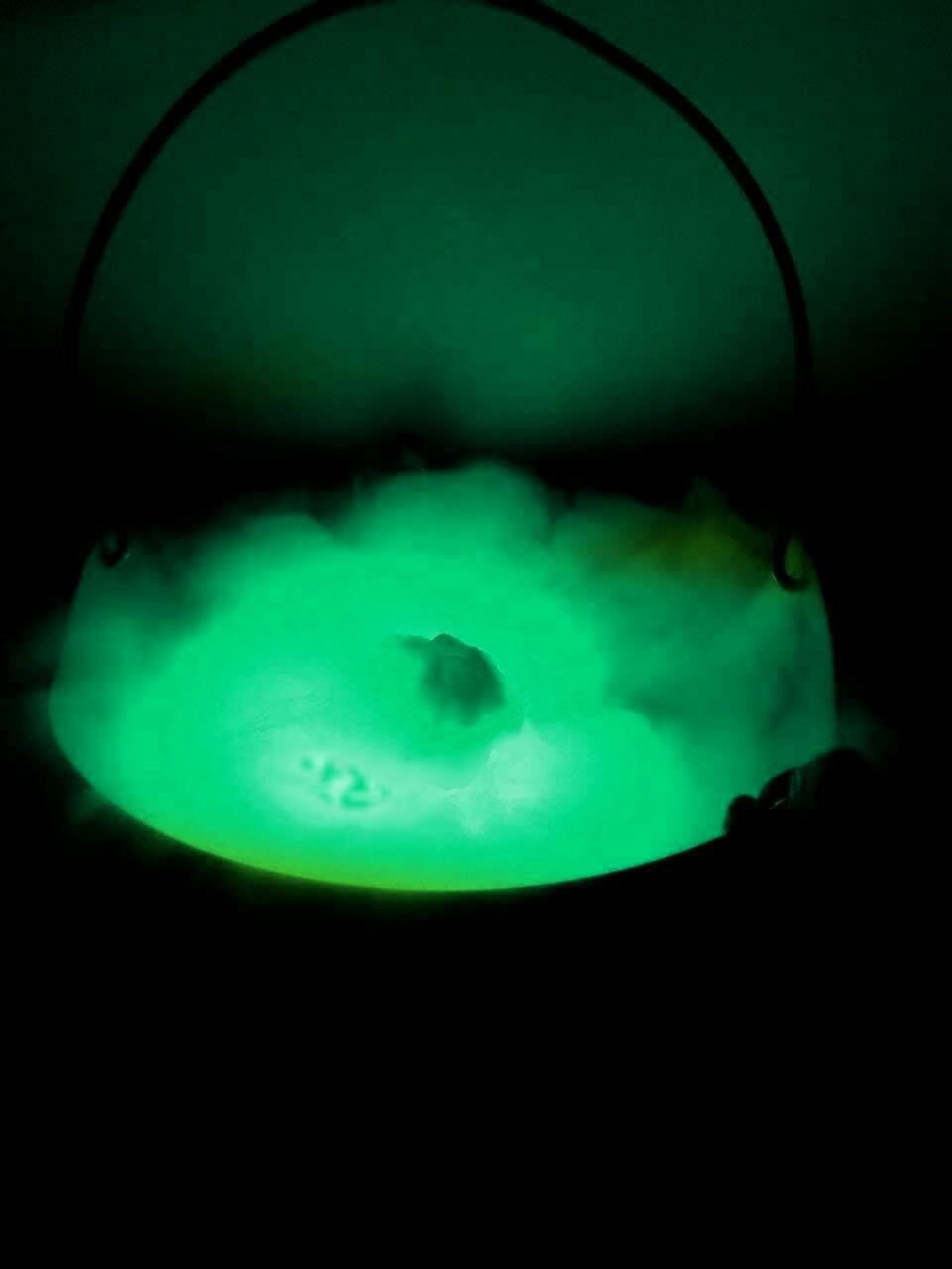 Green Fogger/Mister with Cauldron - Holiday Seasonal Decor