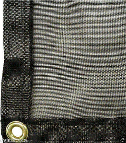 Green Vista Mesh Tarp Shade Cloth w/ Grommets or 55percent Shade