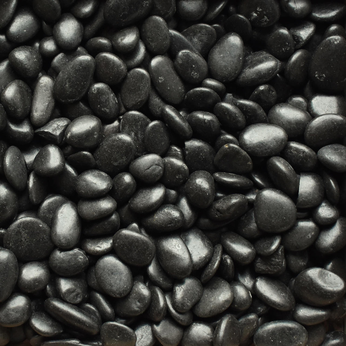 Polished Black Mexican Beach Pebbles (By the Pallet) | Quality Stone