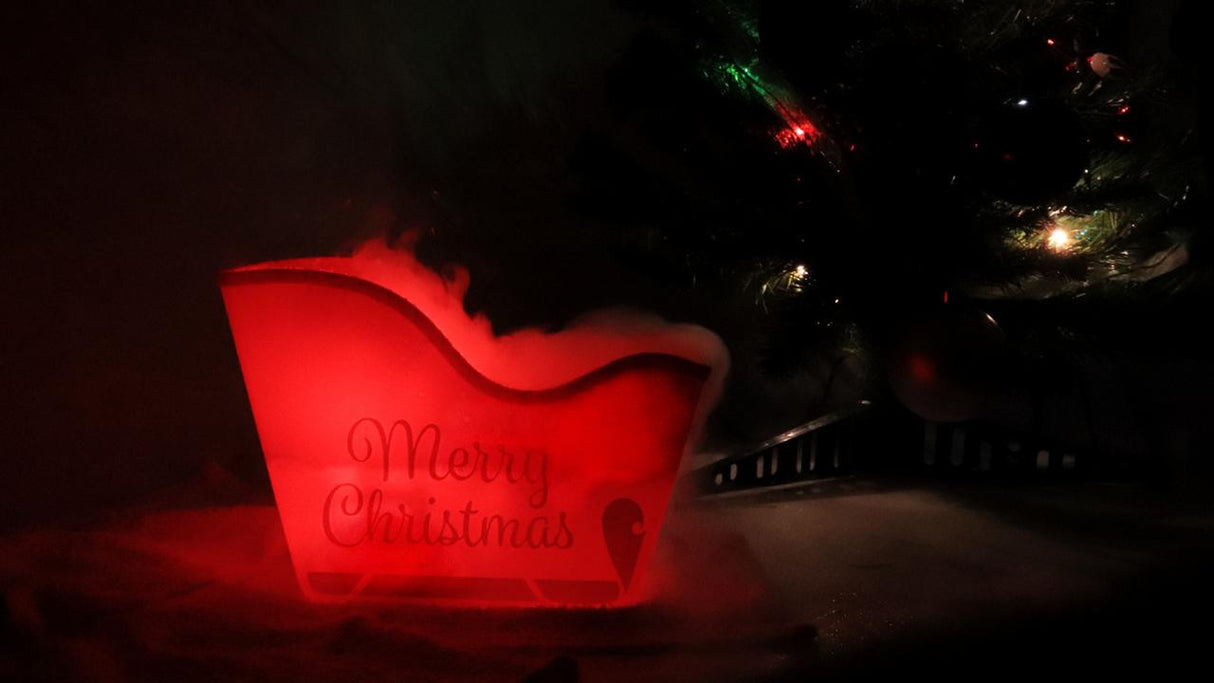 Sleigh with Red Light