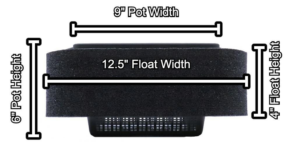 Laguna Aquatic Plant Pot - Rigid Mesh Basket with Float