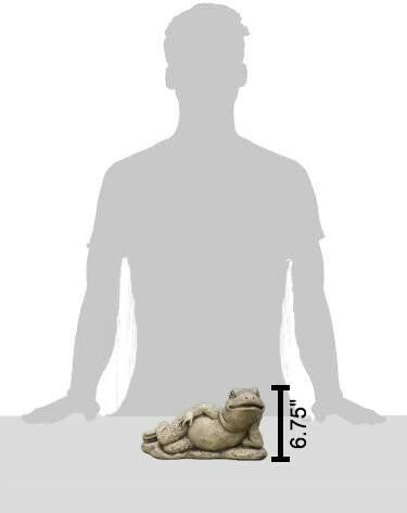 Massarellis Lounging Frog Hugo Statue