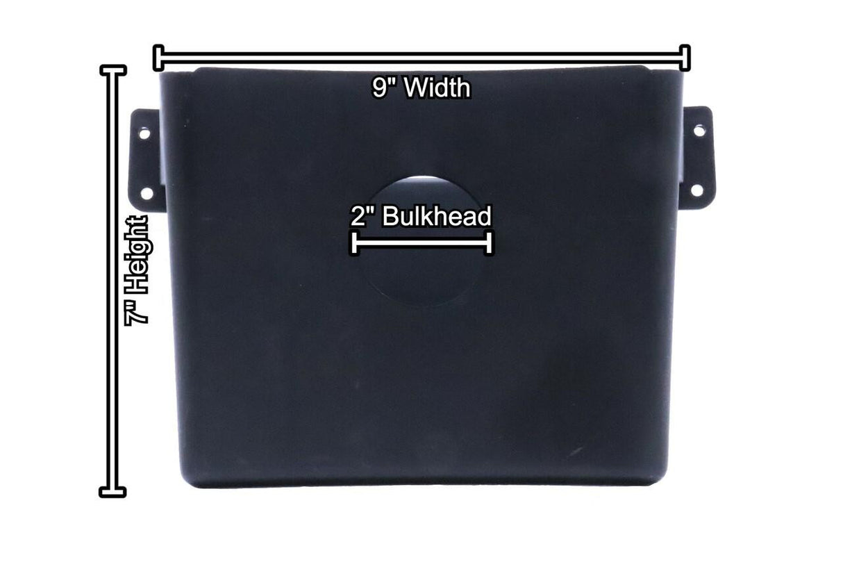 Optional Waterfall Spillway - back view
