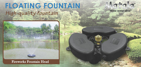 Matala/Hakko Matala 1/3 HP Floating Fountain System w/ Fountain Nozzle A