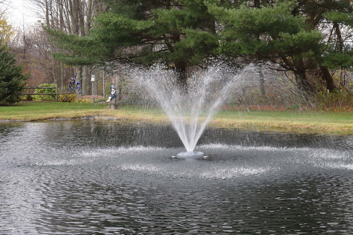 EasyPro ACF2N 24" Floating Fountain Head w/ Wide Umbrella Nozzle - Classic wide V water pattern
