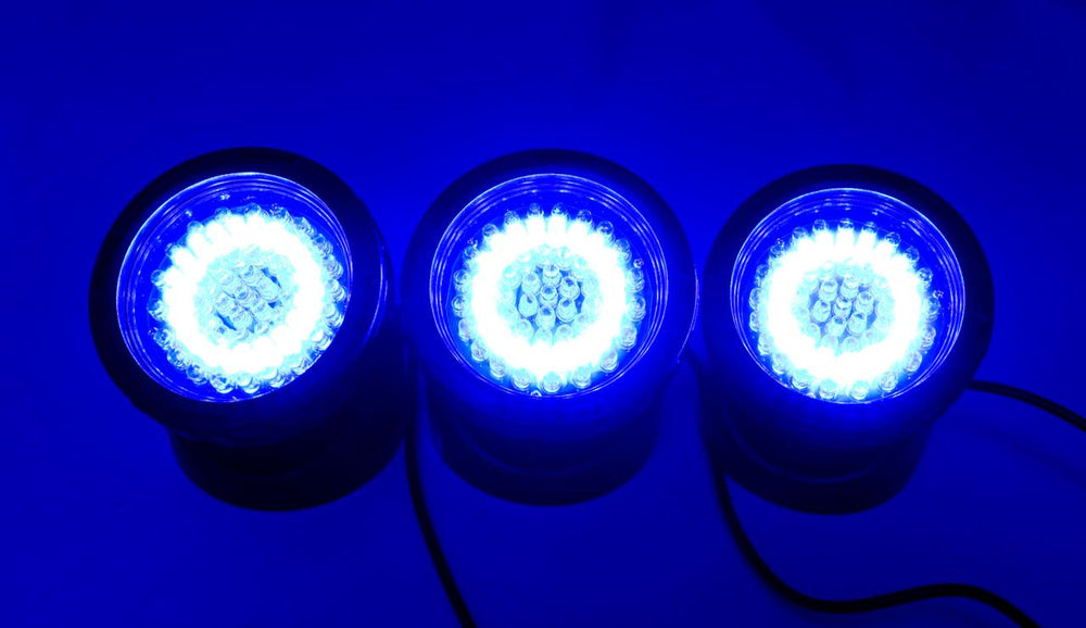 Ocean Mist Magic Pond 60 LED Color Changing Spotlight - 3-Pack