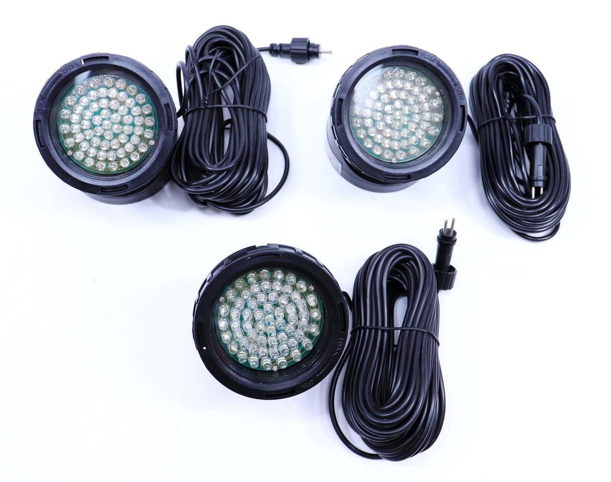 Ocean Mist Magic Pond 60 LED Color Changing Spotlight - 3-Pack