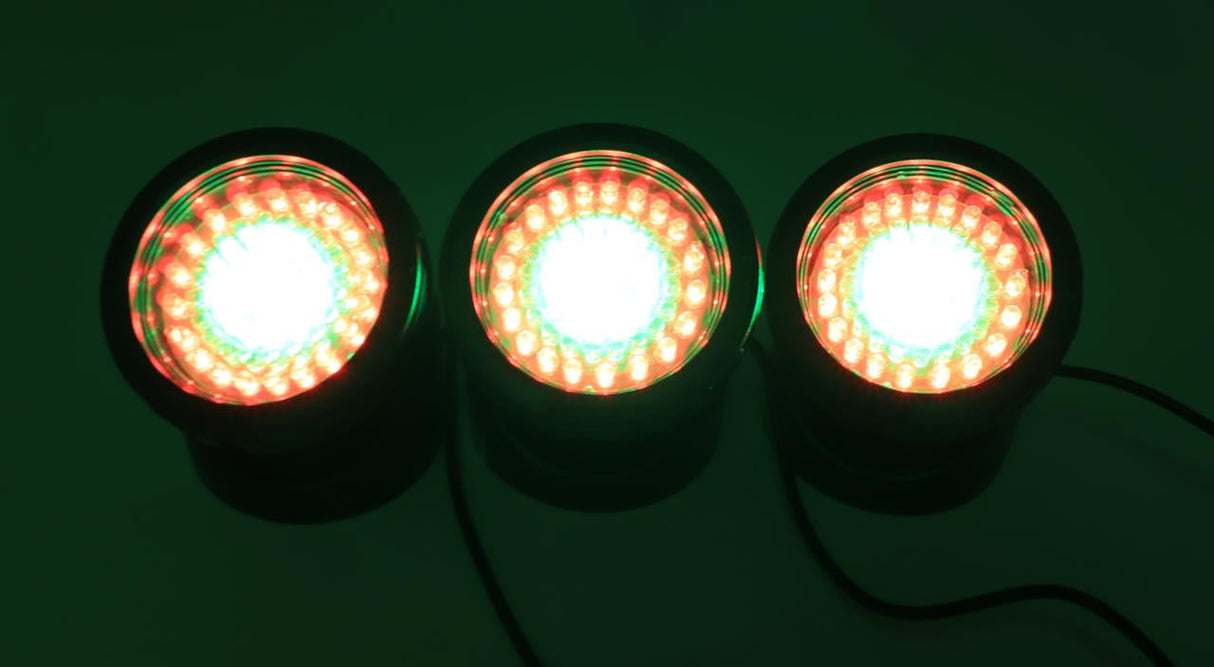 Ocean Mist Magic Pond 60 LED Color Changing Spotlight - 3-Pack