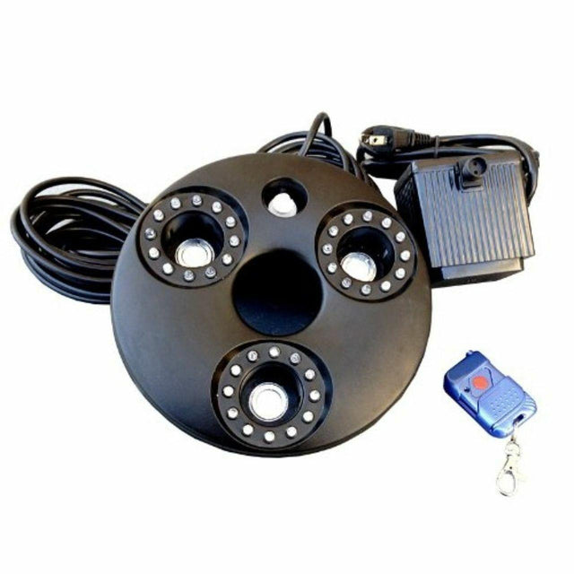 Ocean Mist PJ2CRBG-R 3 Head Lighted Floating Fogger w/ Remote Control
