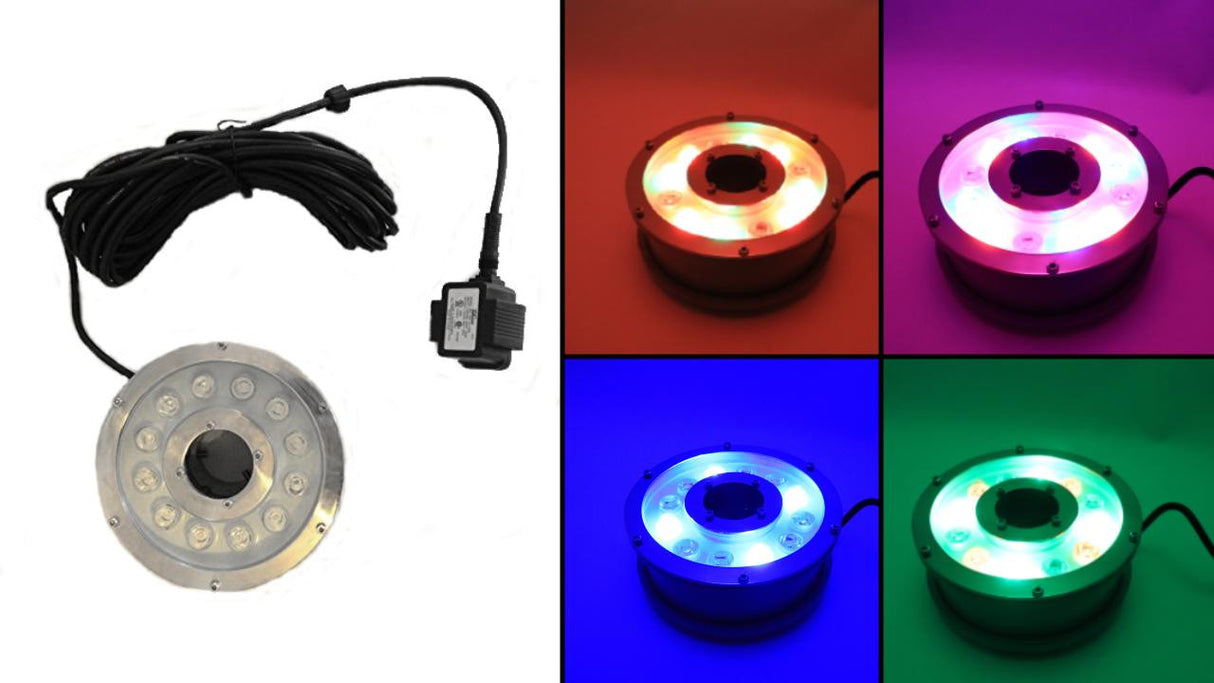 Ocean Mist Professional LED Ring Light for Large Fountains