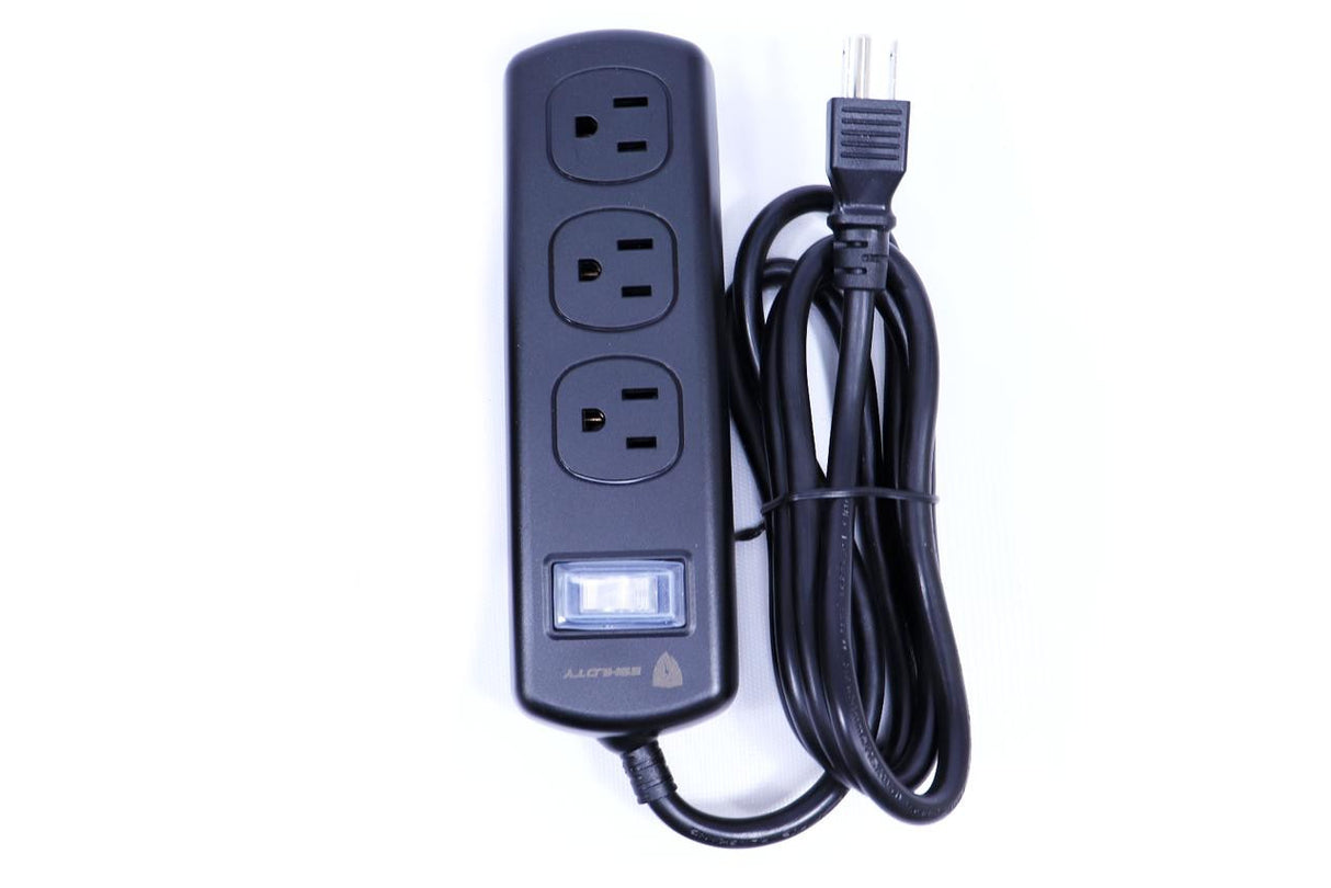 Ocean Mist Synchronized 72 LED Spotlight - 3-Pack w/ Transformer, Splitter, and Outdoor Power Strip