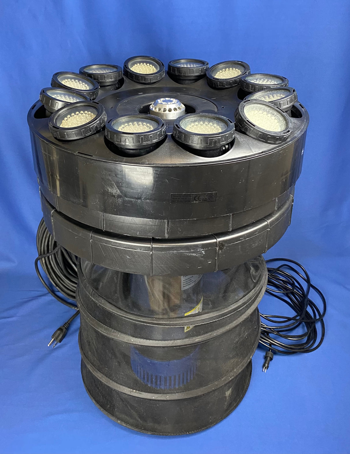 Ocean Mist PJ9000 Floating Fountain with Lights (12 LED Color Changing)