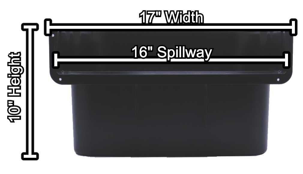 Savio F050 16 FilterWeir Spillway