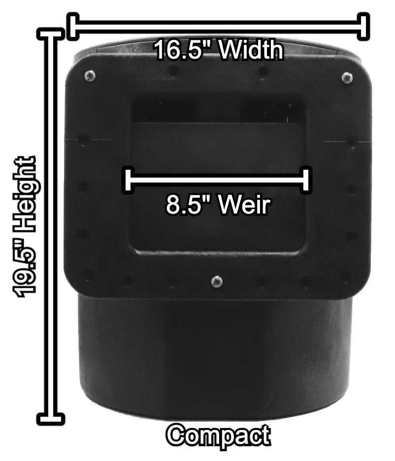 Savio Compact Pond Skimmer - Front