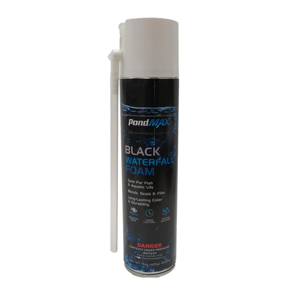 PondMAX - BLACK WATERFALL FOAM, 2 SIZES