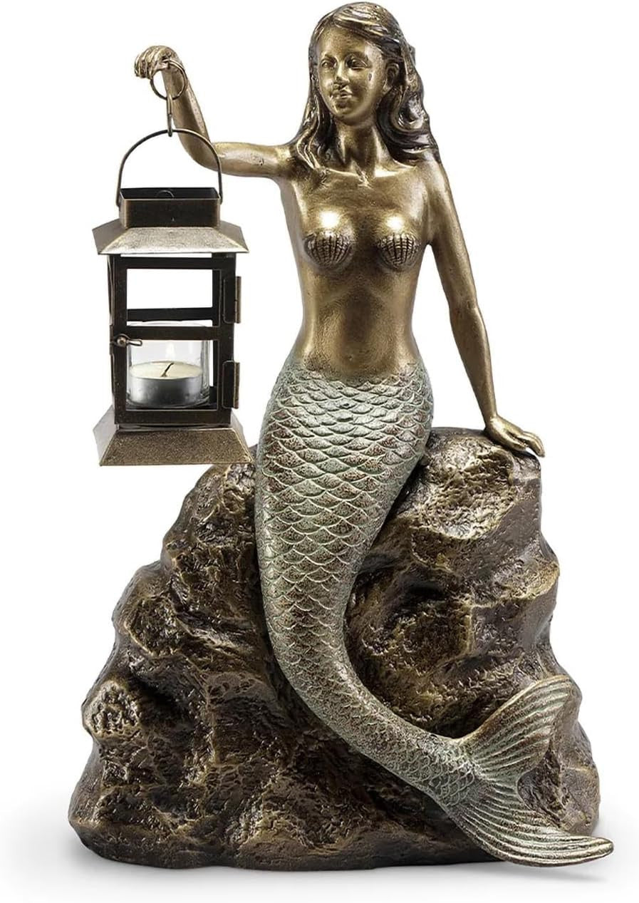 SPI Home Beachside Mermaid Lantern - Thumbnail 2
