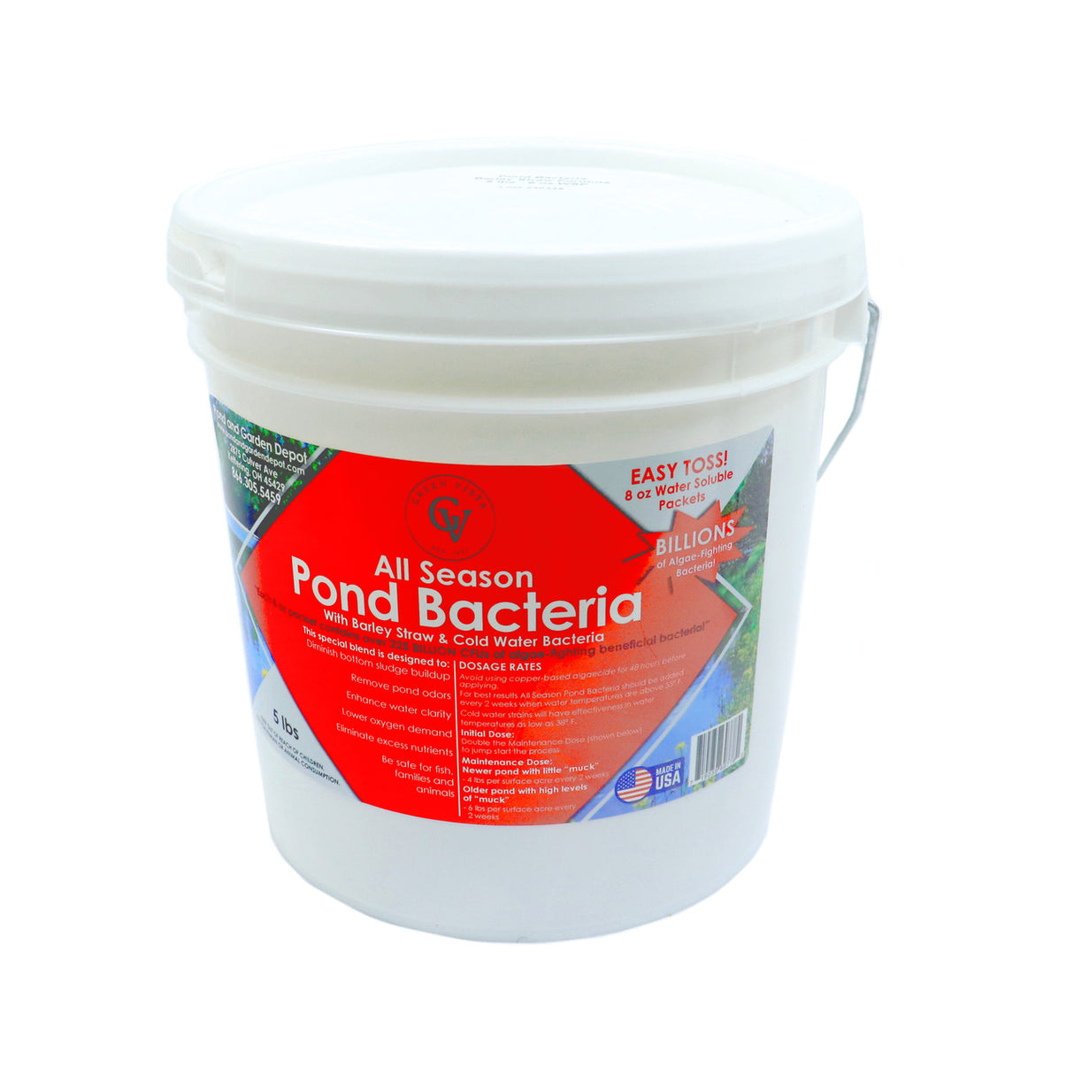 Green Vista All Season Pond & Lake Bacteria | 2 Sizes