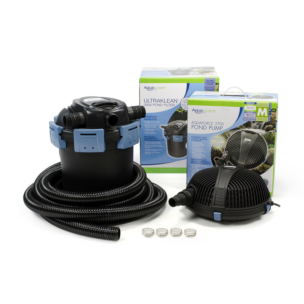 Aquascape UltraKlean Pond Filtration Kit - Model 2500