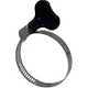 Black SS clamps ( 1.5"-2.25") (fits 1.25-1.5" hose) (CLA112)