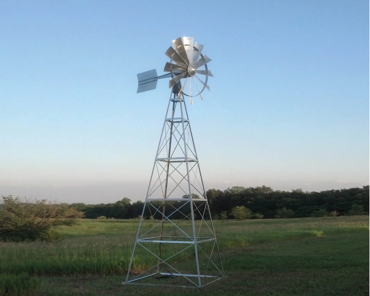 Easy Pro BWM20DLX Becker Windmills™ 20′ Four Legged Windmill Assembly with Quick Sink Tubing