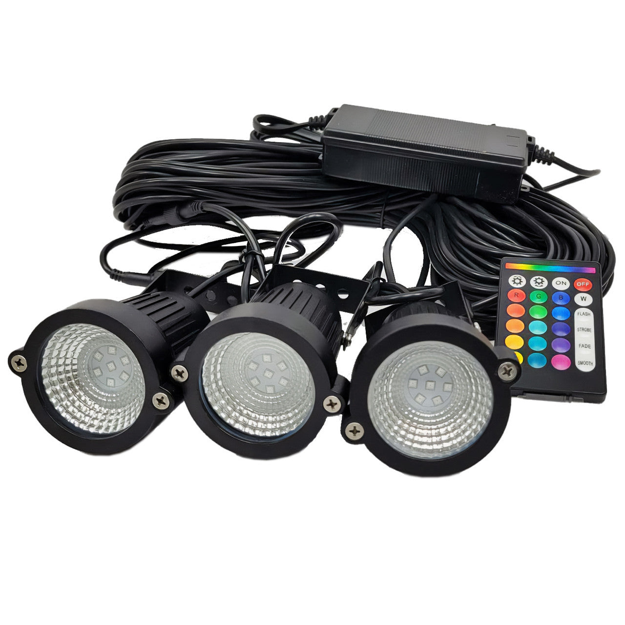 Color Changing Upgraded Light Kit for Pond Boss and Oase 1/4 HP Floating Fountain