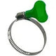 Green SS clamps (30-45 mm) 1.25" -1.75" (fits 1"-1.25" hose) (CLA104)