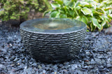 EasyPro - Tranquil Décor - Infinity Bowl Fountain Basalt Kit - 24" Diameter - HBO24K