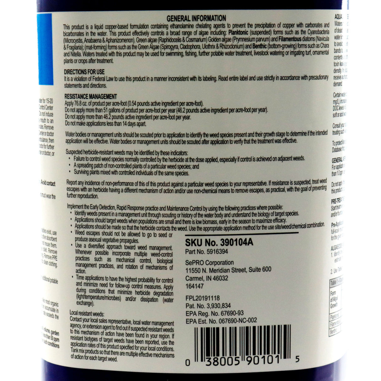 Cutrine Plus Algaecide | 1 Gallon
