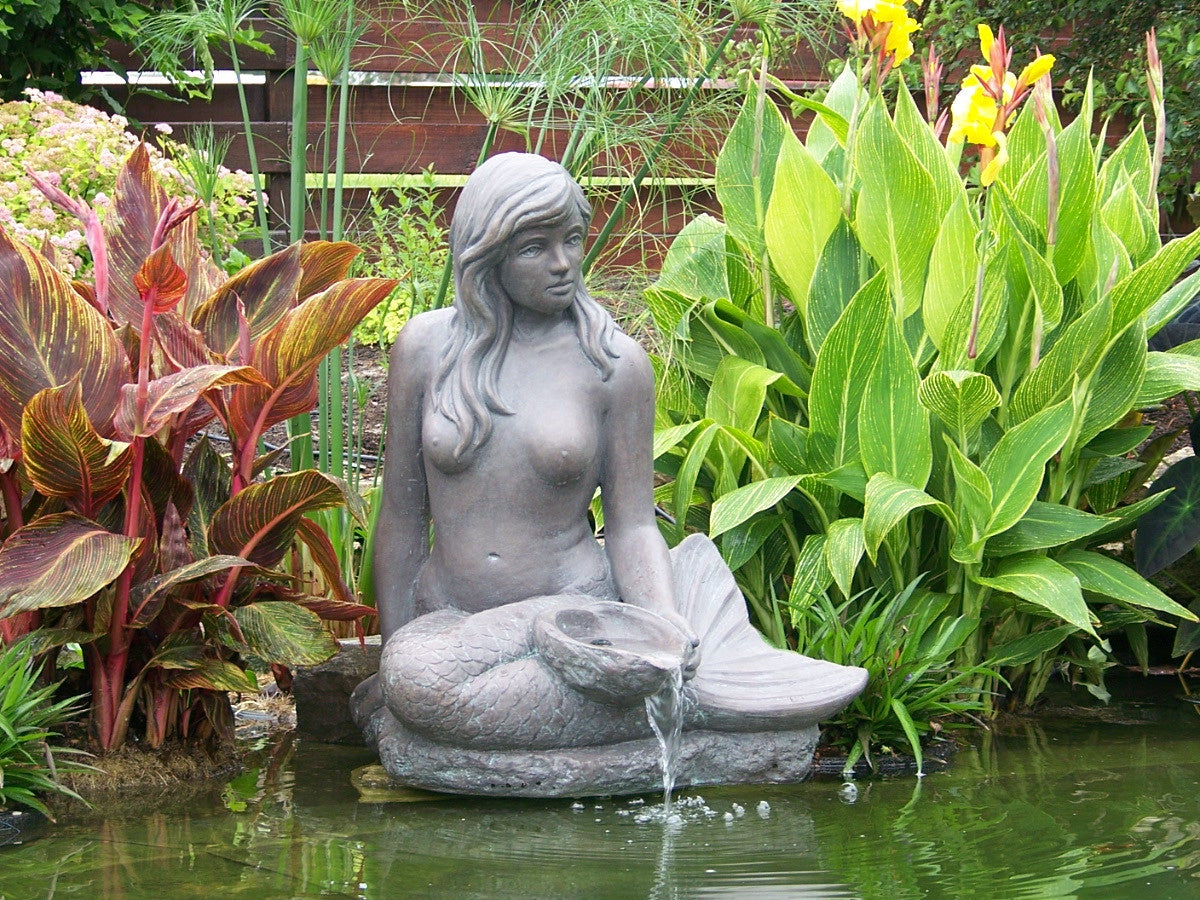 Massarelli's 7841 Large Sitting Mermaid Fountain - Thumbnail 5